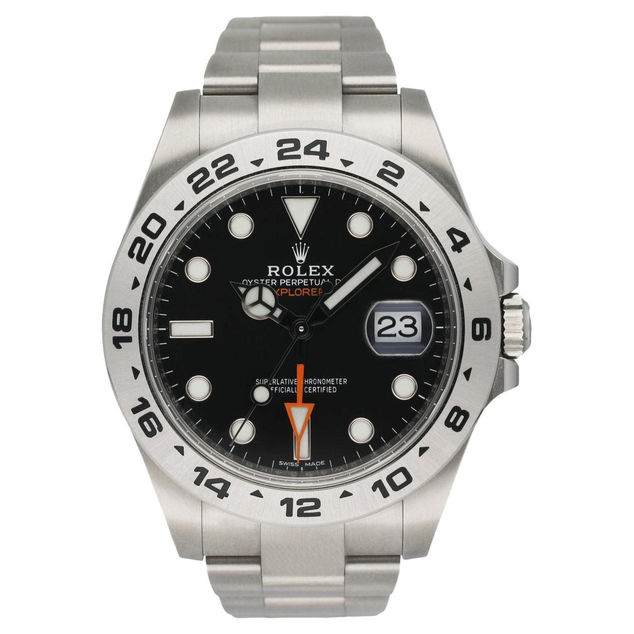 Rolex Oyster Perpetual Explorer II 216570 Mens Watch with Box and