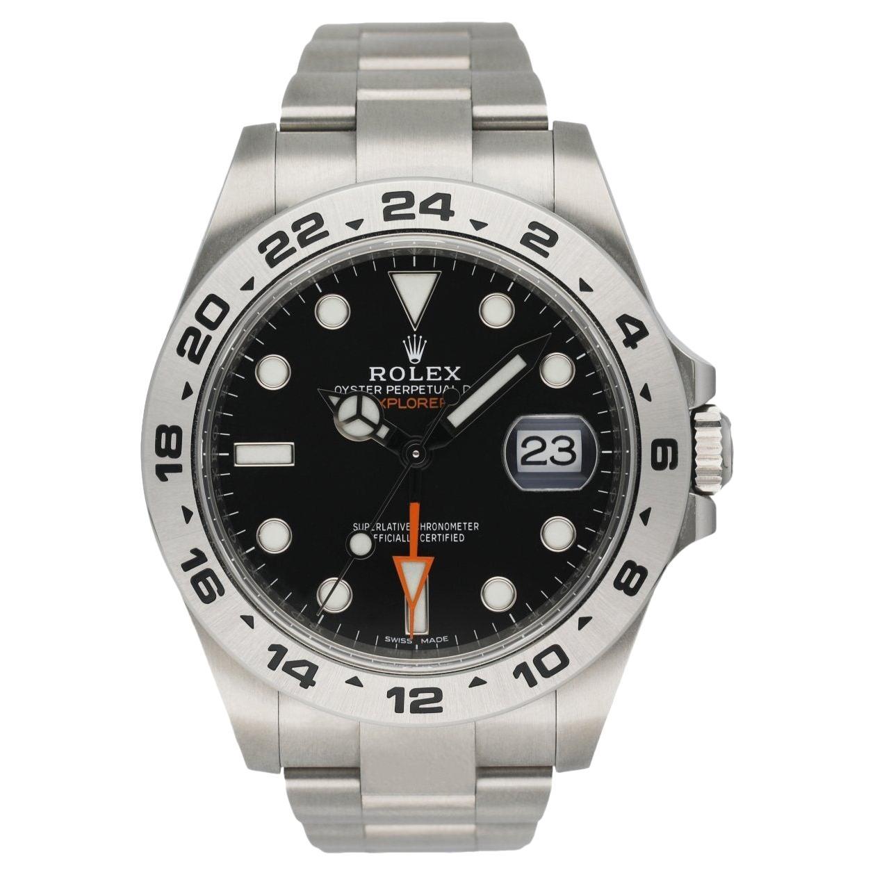 Rolex Oyster Perpetual Explorer II 216570 Mens Watch with Box 
Papers