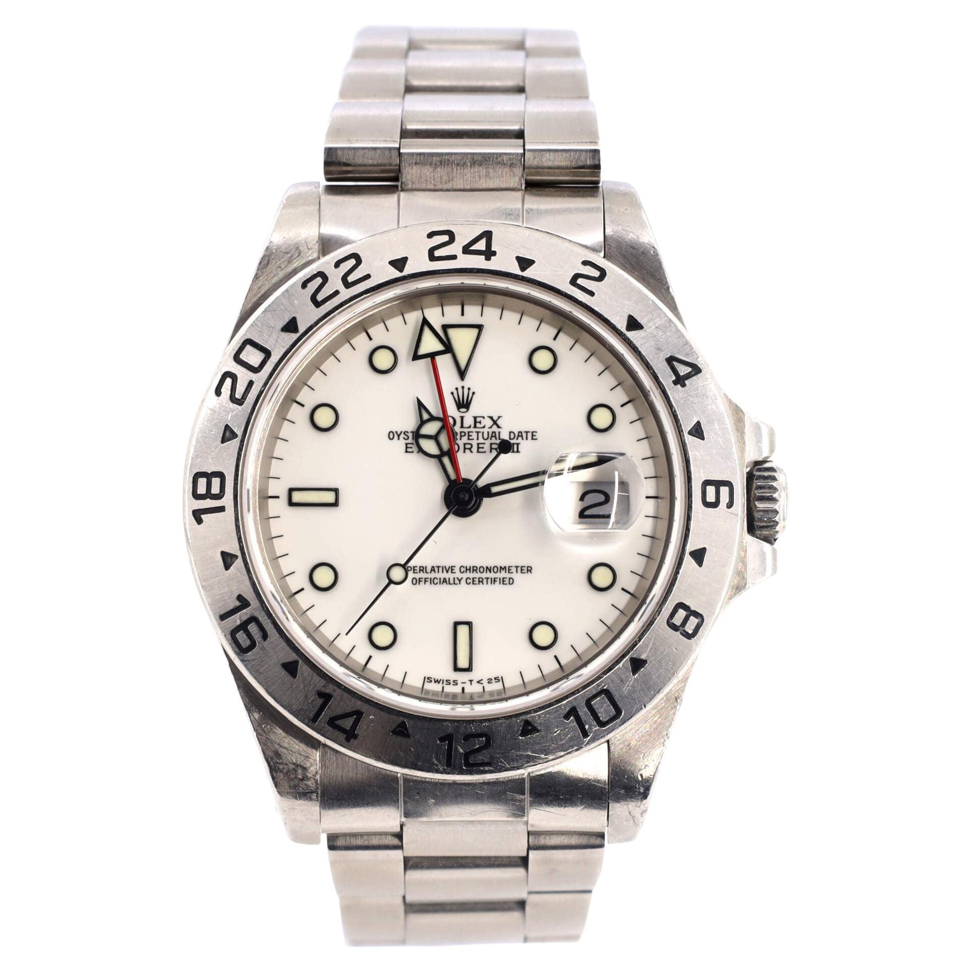Rolex Oyster Perpetual Explorer II Automatic Watch Stainless Steel 40