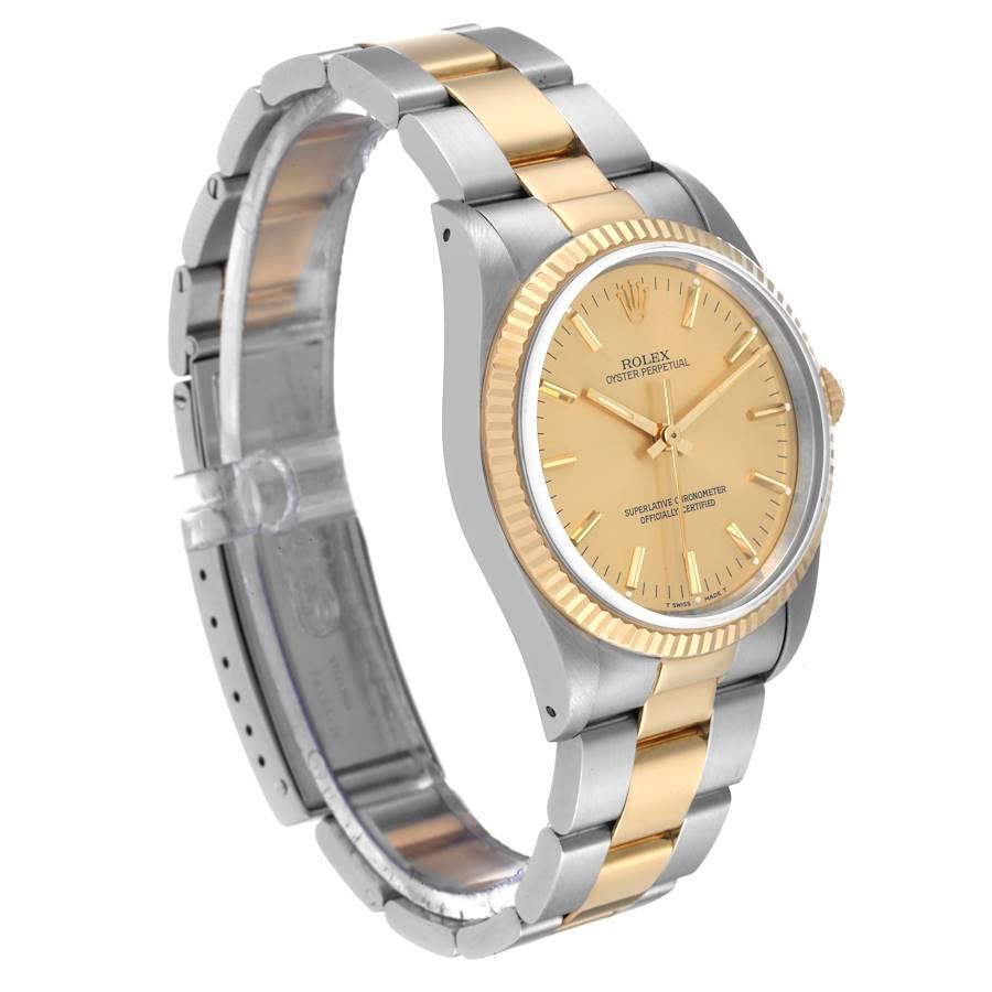 oyster perpetual with fluted bezel