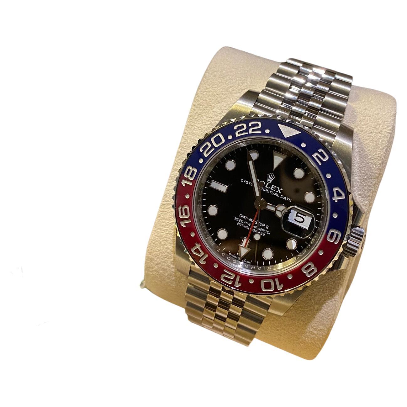 Rolex Oyster Perpetual GMT-Master II 126710BLRO For Sale