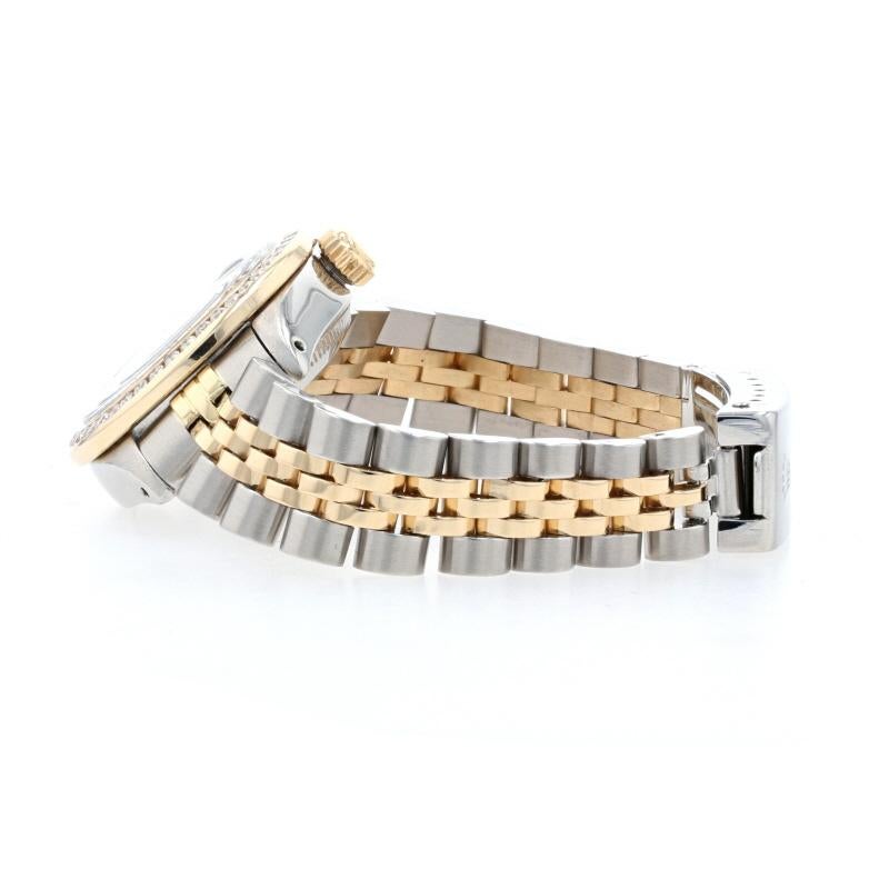 Rolex Oyster Perpetual Ladies Wristwatch 6917 Stainless & 18k Gold Dias 1Yr Wnty 1