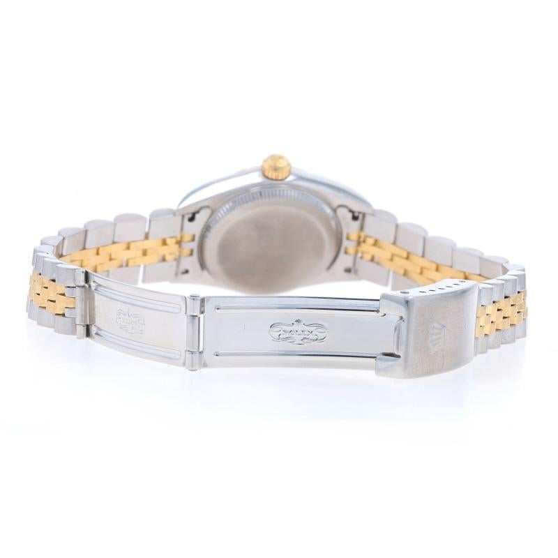 Rolex Oyster Perpetual Montre-bracelet pour femme 76193 en or inoxydable 18 carats Auto 1Yr Wnty Pour femmes en vente