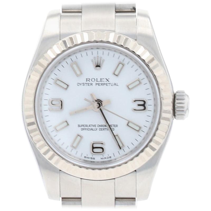 Rolex Oyster Perpetual Ladies Wristwatch, Stainless Automatic 2 Yr Wnty 176234