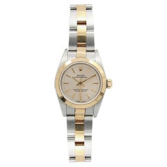 Rolex Oyster Perpetual Lady 67183 Steel/Gold, Silver Dial, Oyster Bracelet
