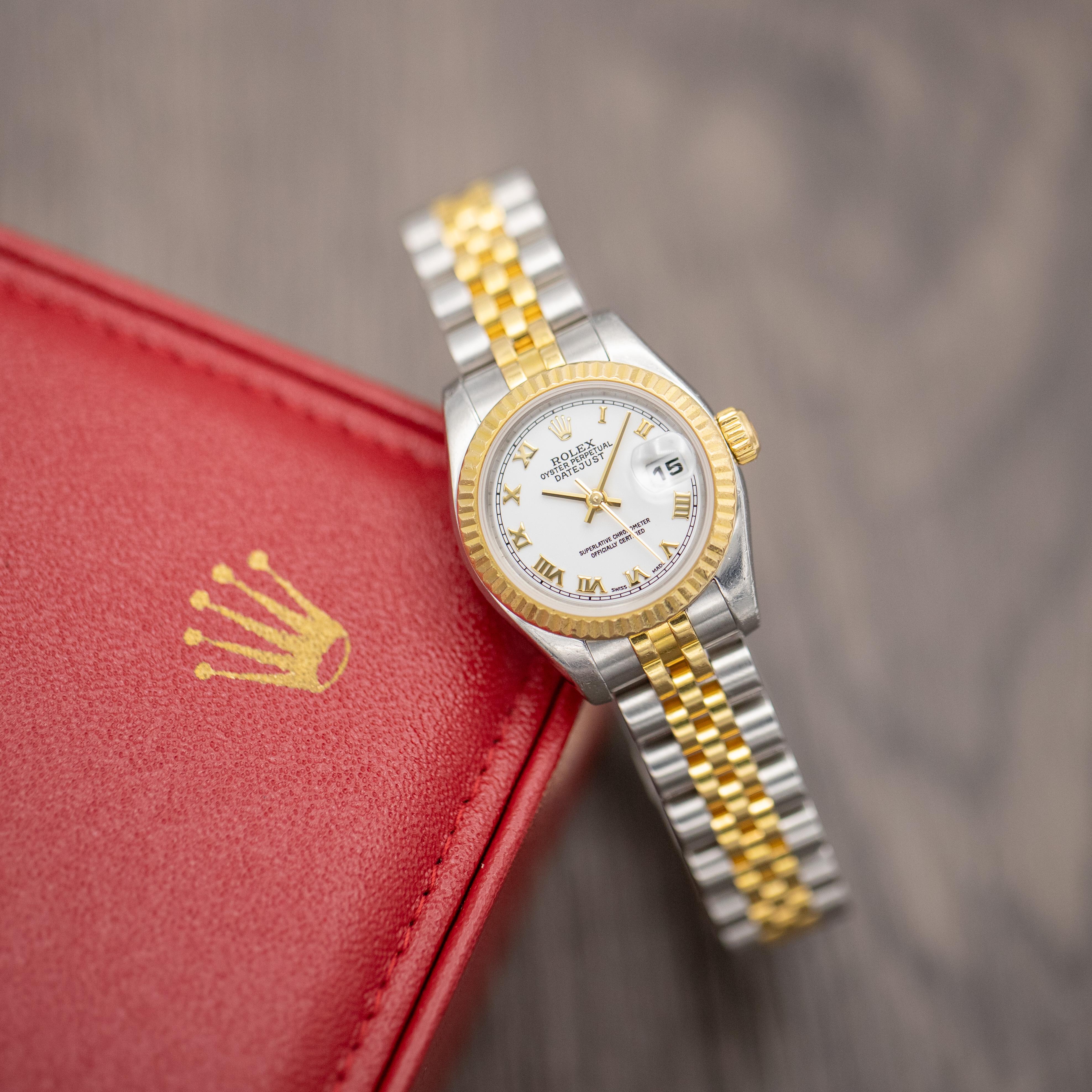 Rolex Oyster Perpetual Lady Datejust automatique - Montre vintage pour femmes - Jubilee 11