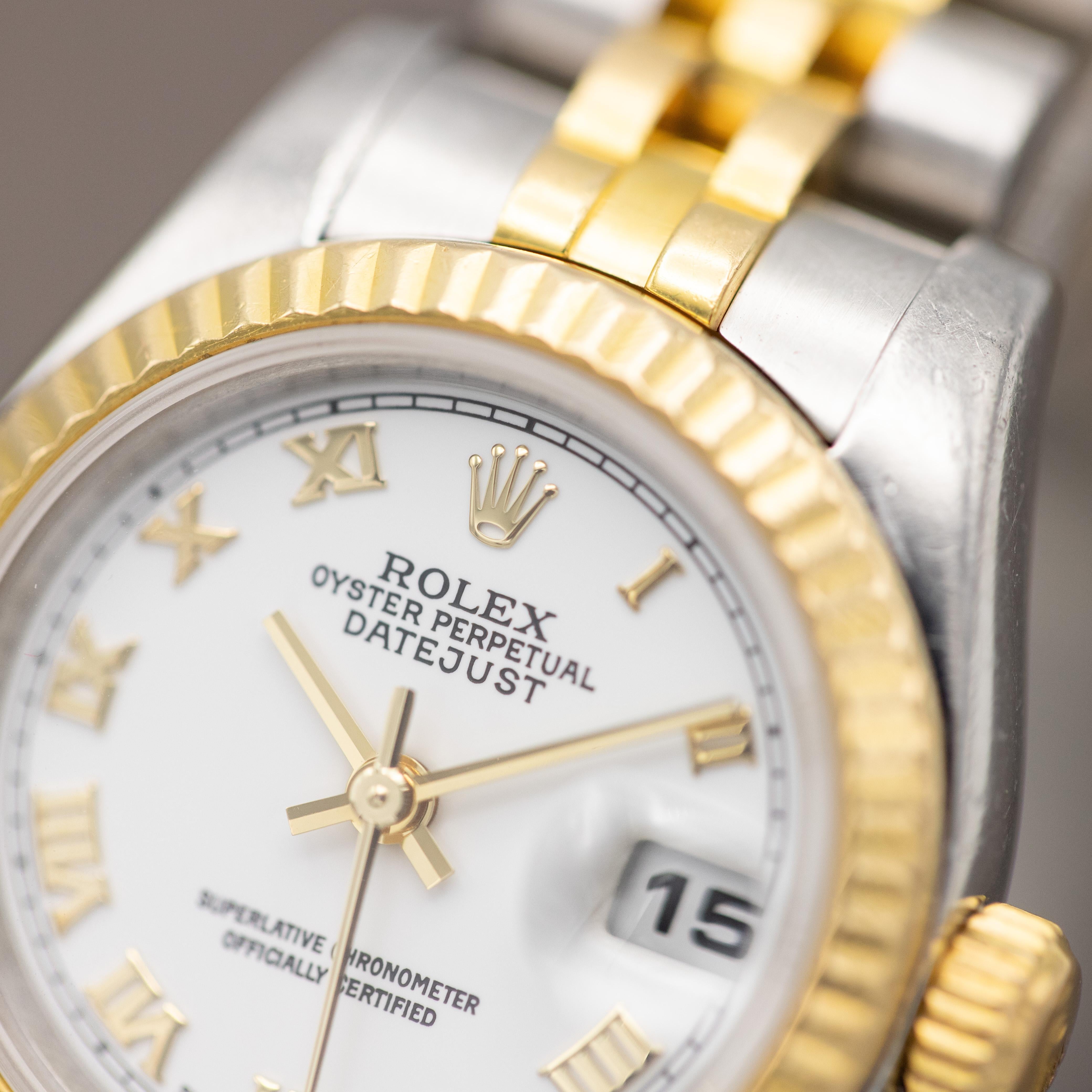 Rolex Oyster Perpetual Lady Datejust automatique - Montre vintage pour femmes - Jubilee 1
