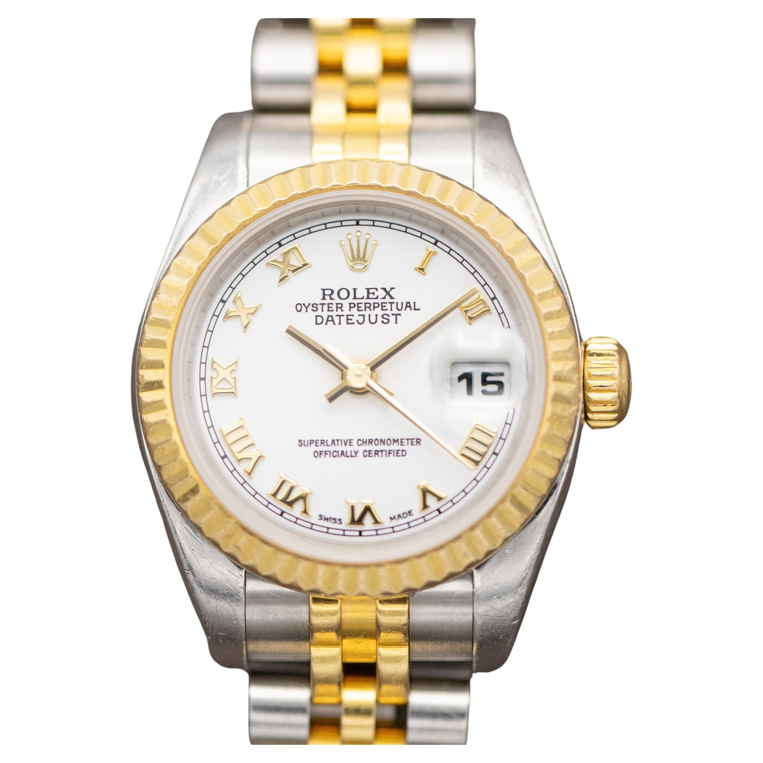 Rolex Oyster Perpetual Lady Datejust Automatic - Vintage Ladies' Watch - Jubilee