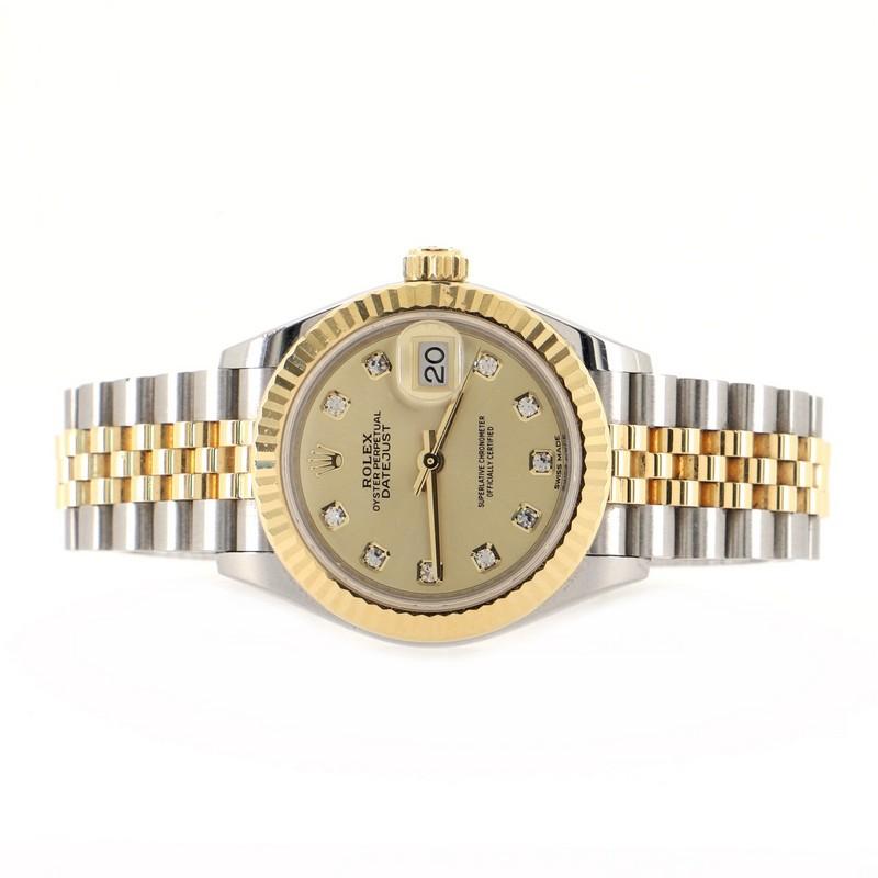 Rolex Oyster Perpetual Lady Datejust Automatic Watch Stainless Steel In Good Condition In New York, NY
