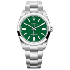 Rolex Oyster Perpetual Men's Watch, 124300 Green