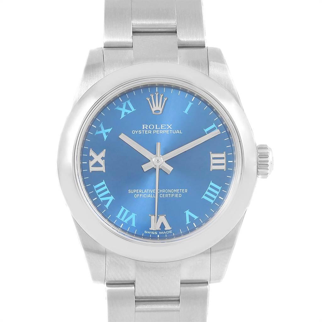 oyster perpetual blue dial
