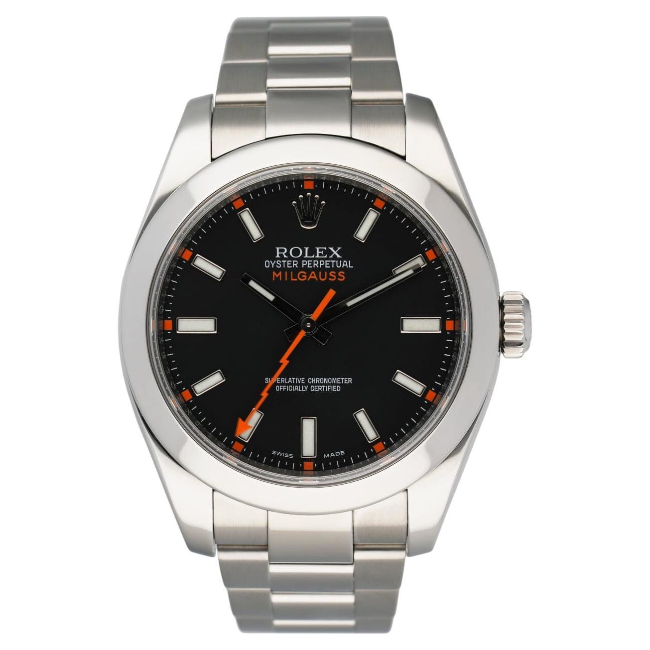 Reloj Rolex Oyster Perpetual Milgauss 116400 para caballero en venta