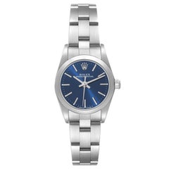 Rolex Oyster Perpetual Non-Date Stahl Damenuhr 76080 Box Papiere
