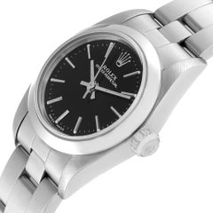 Rolex Oyster Perpetual Non-Date Stahl Damenuhr 76080 Box Papiere