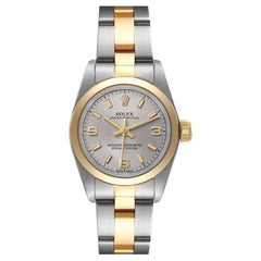 Rolex Oyster Perpetual Non Date Steel Yellow Gold Ladies Watch 67183
