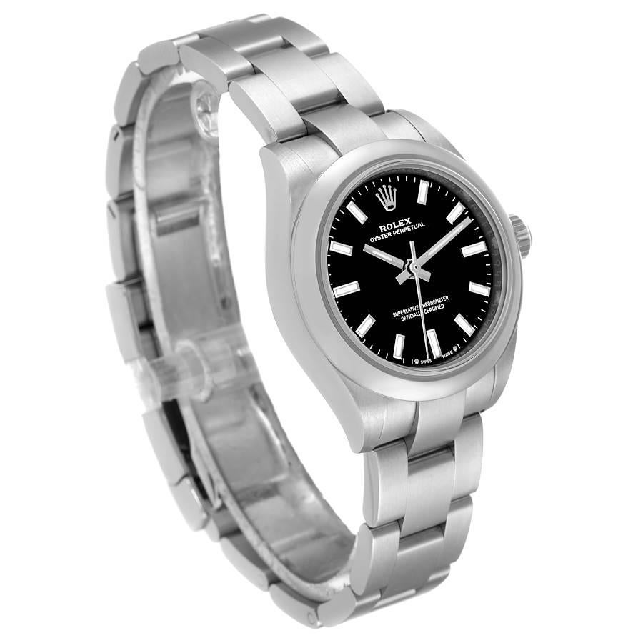 rolex oyster black