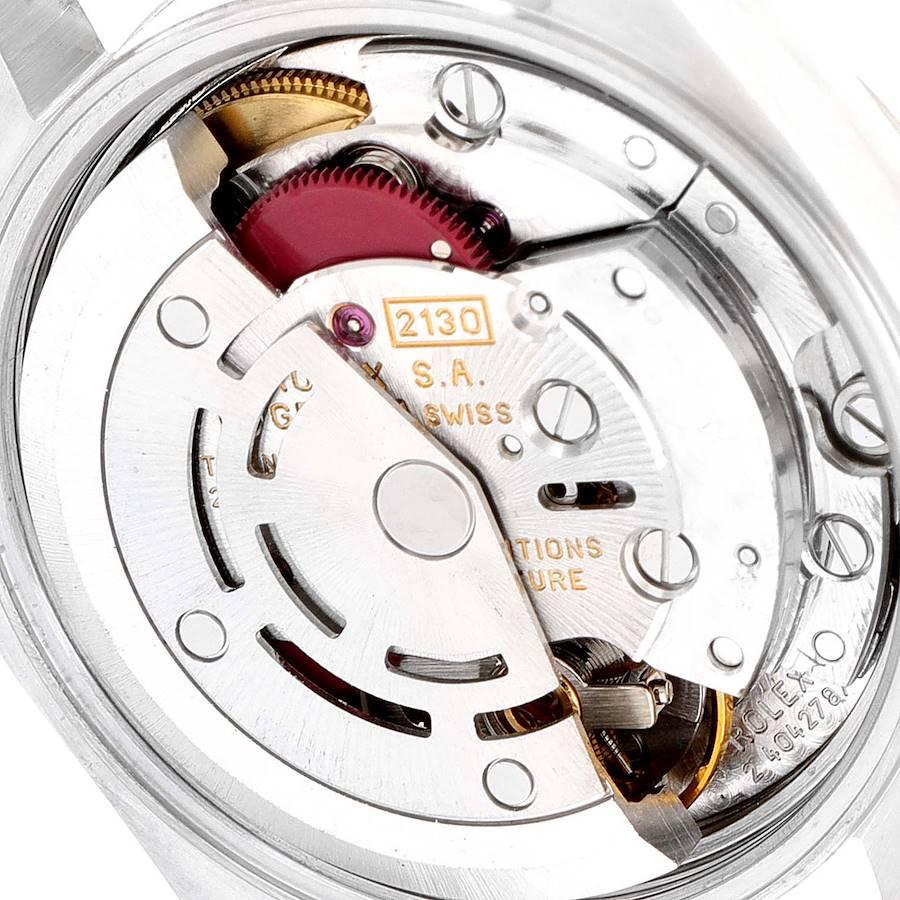 Rolex Oyster Perpetual Nondate Black Dial Steel Ladies Watch 67180 4