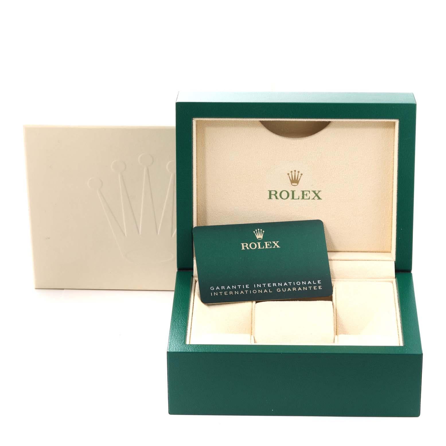 Rolex Oyster Perpetual Nondate Blue Dial Steel Ladies Watch 276200 Box Card For Sale 5