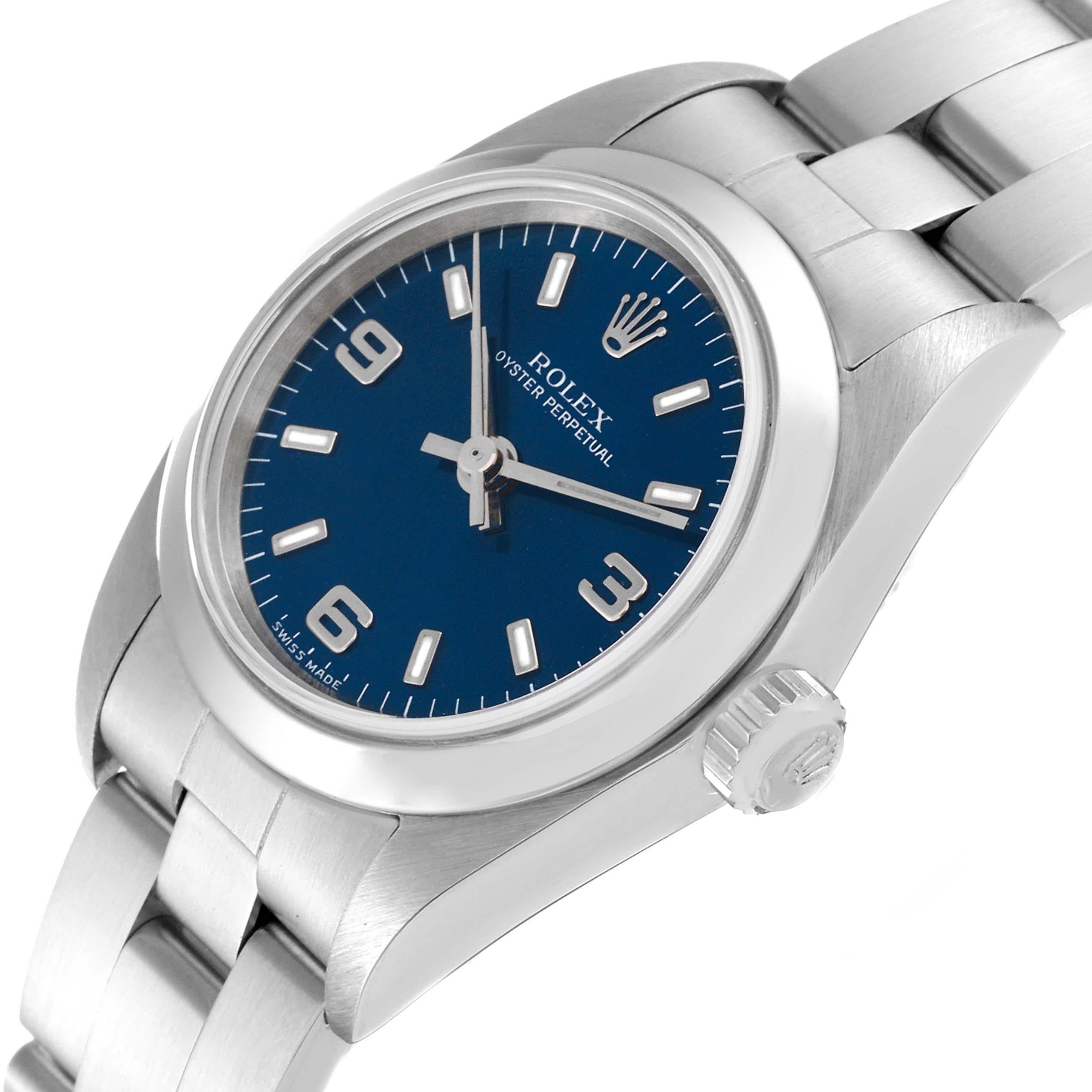Rolex mujer esfera azul hotsell