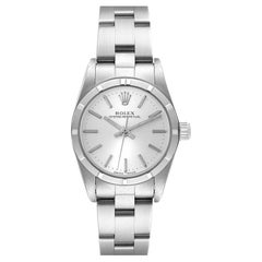 Rolex Oyster Perpetual Nondate Silver Dial Ladies Watch 76030