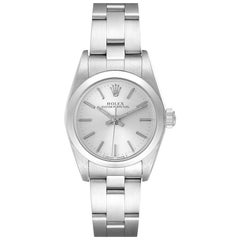 Vintage Rolex Oyster Perpetual Nondate Silver Dial Ladies Watch 76080