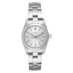 Rolex Oyster Perpetual Montre pour femme avec cadran en argent et cadran non date 76080