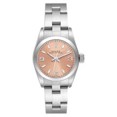 Rolex Oyster Perpetual Nondate Steel Salmon Dial Ladies Watch 67180