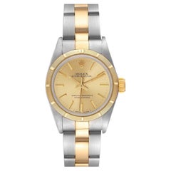 Rolex Oyster Perpetual NonDate Steel Yellow Gold Ladies Watch 67233