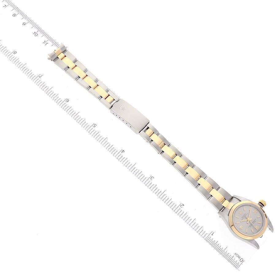 Rolex Oyster Perpetual Nondate Stahl Gelbgold Damenuhr 76183 7