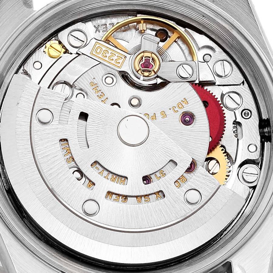 Rolex Oyster Perpetual Nondate Stahl Gelbgold Damenuhr 76183 im Angebot 5