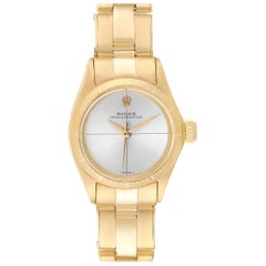 Rolex Oyster Perpetual NonDate Yellow Gold Ladies Watch 6615
