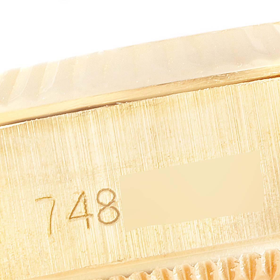 Rolex Oyster Perpetual NonDate Yellow Gold Ladies Watch 6719 For Sale 1