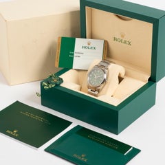 Rolex Oyster Perpetual "Olive Green' Wristwatch, ref 114200. Full Set , 2018