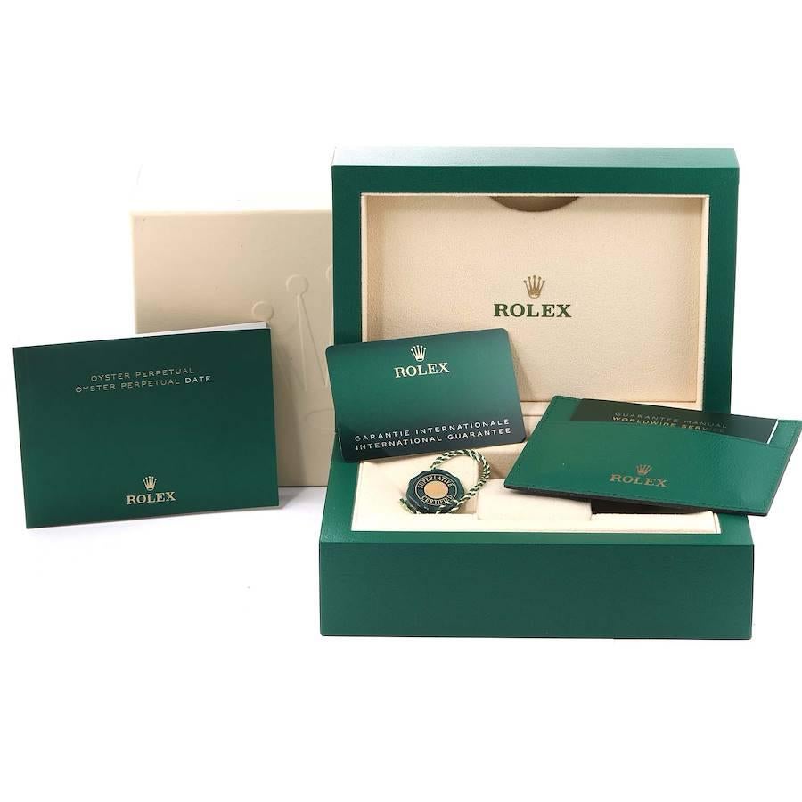 Rolex Oyster Perpetual Pink Dial Stahl Damenuhr 276200 Box Card 6
