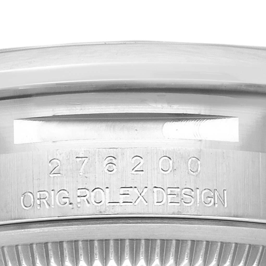 Rolex Oyster Perpetual rose cadran en acier pour femmes 276200 4