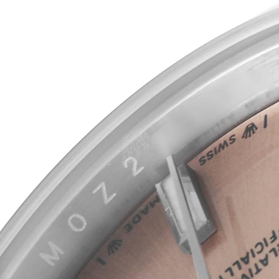 Rolex Oyster Perpetual Pink Dial Steel Ladies Watch 276200 Unworn For Sale 1