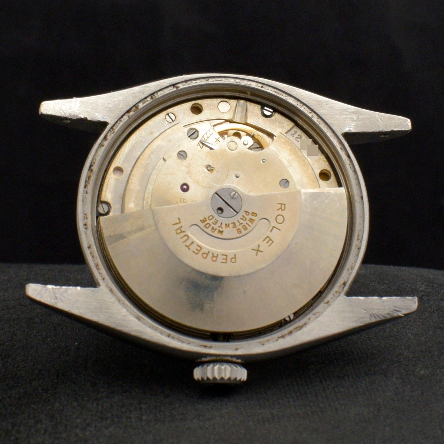 Rolex Oyster Perpetual Precision Big Bubbleback 6098 Stahl-Automatikuhr, 1952 7