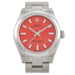 Rolex Oyster Perpetual Red Dial Watch 277200