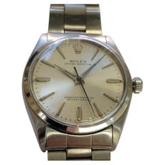 Rolex Oyster Perpetual ref 1002 All Original Mens 34mm 1960s Automatic RA716S