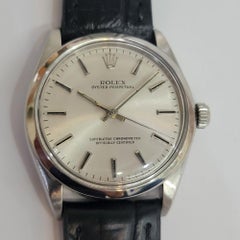 Rolex Oyster Perpetual Ref 1002 Mens 34mm 1960s Vintage Automatic RA461C