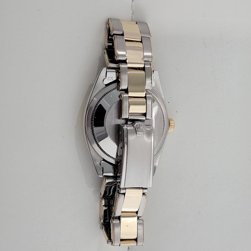 Rolex Oyster Perpetual Ref 1008 14k SS Herren Automatik 1960s Alle Original RA652 im Angebot 8