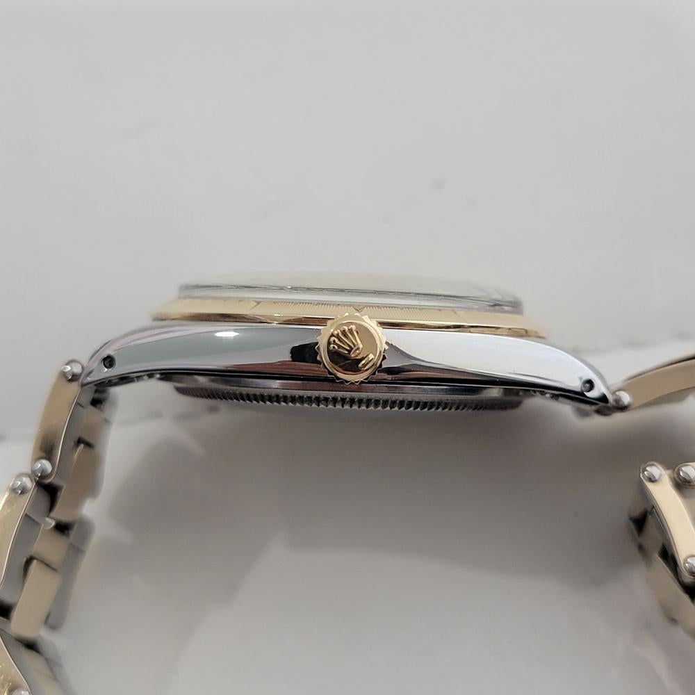 Rolex Oyster Perpetual Ref 1008 14k SS Herren Automatik 1960s Alle Original RA652 im Angebot 5