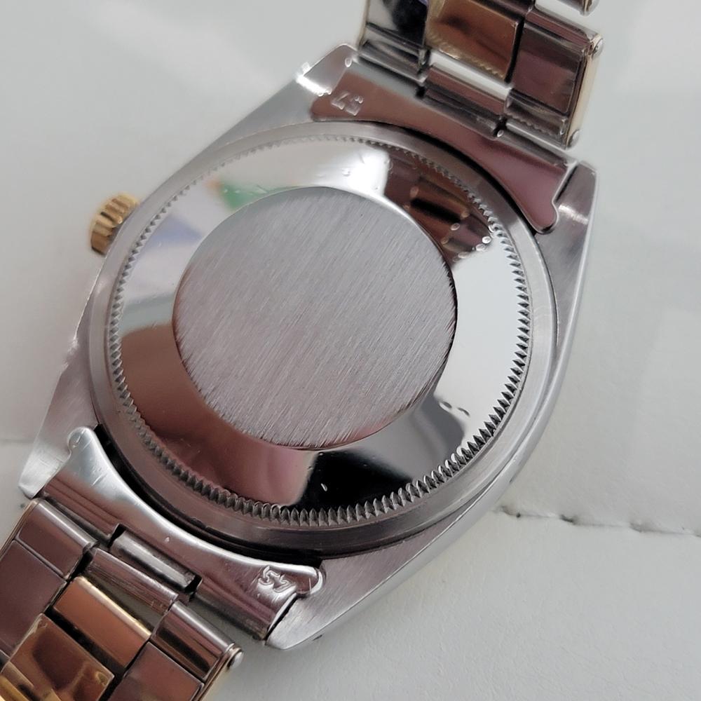 Rolex Oyster Perpetual Ref 1008 14k SS Herren Automatik 1960s Alle Original RA652 im Angebot 6