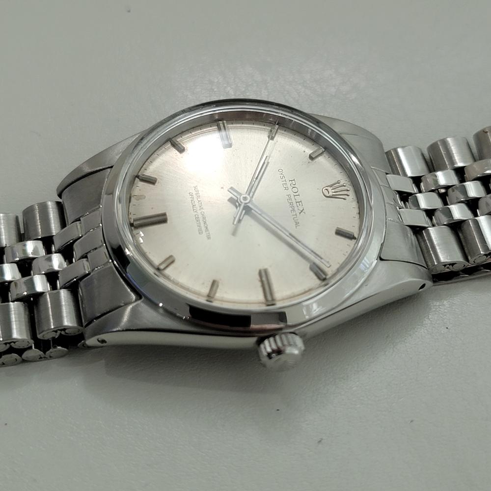 Rolex Oyster Perpetual Ref 1018 36mm Mens Automatic 1960s All Original RA538 en vente 1