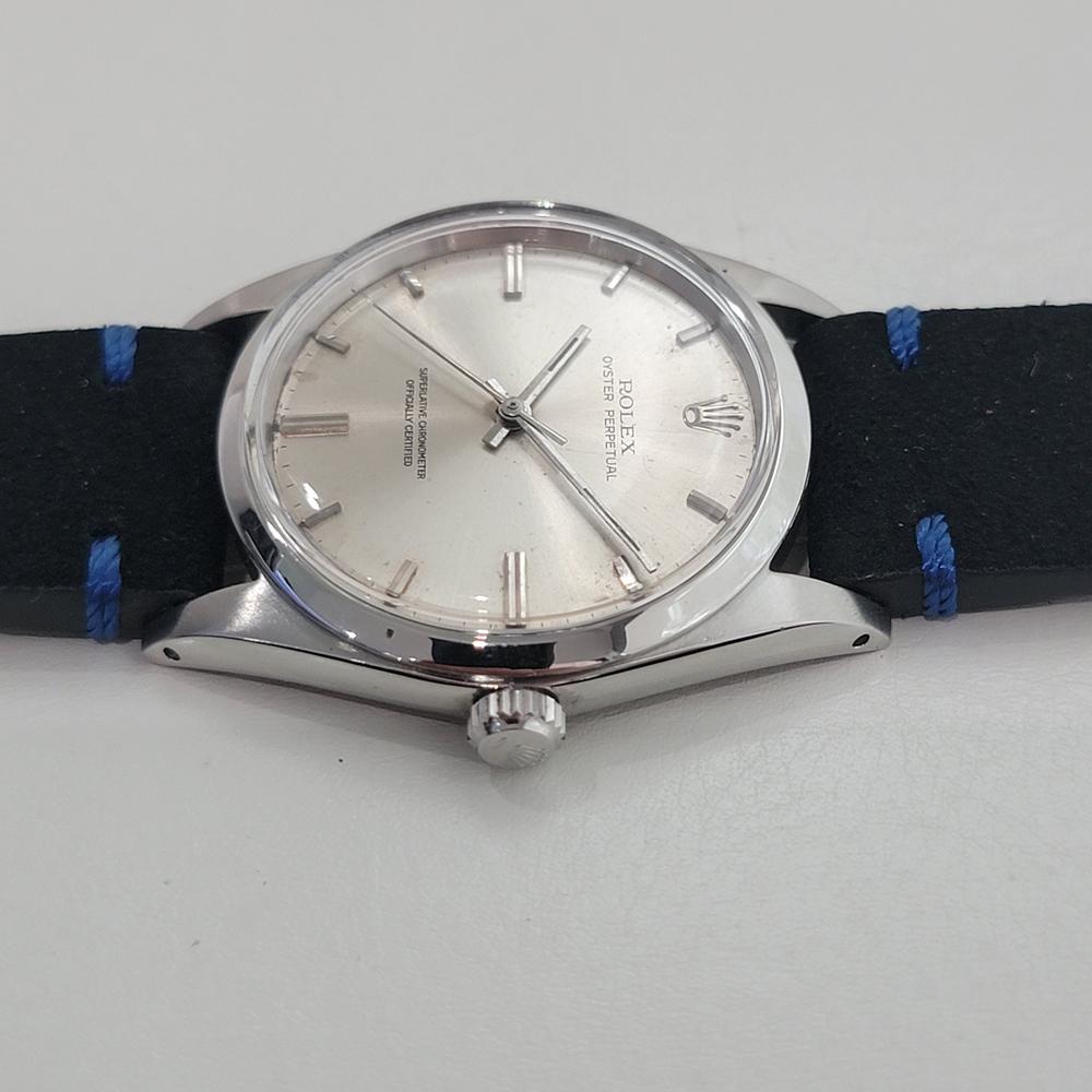 Rolex Oyster Perpetual Ref 1018 36mm Mens Automatic 1960s Vintage Swiss RA538B For Sale 1