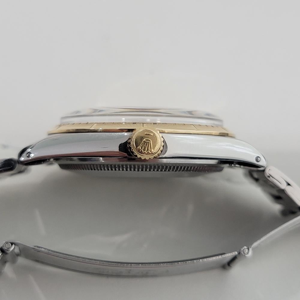Rolex Oyster Perpetual Ref 1038 35mm 14k SS Mens Automatic 1960s Vintage By RA567 im Angebot 4