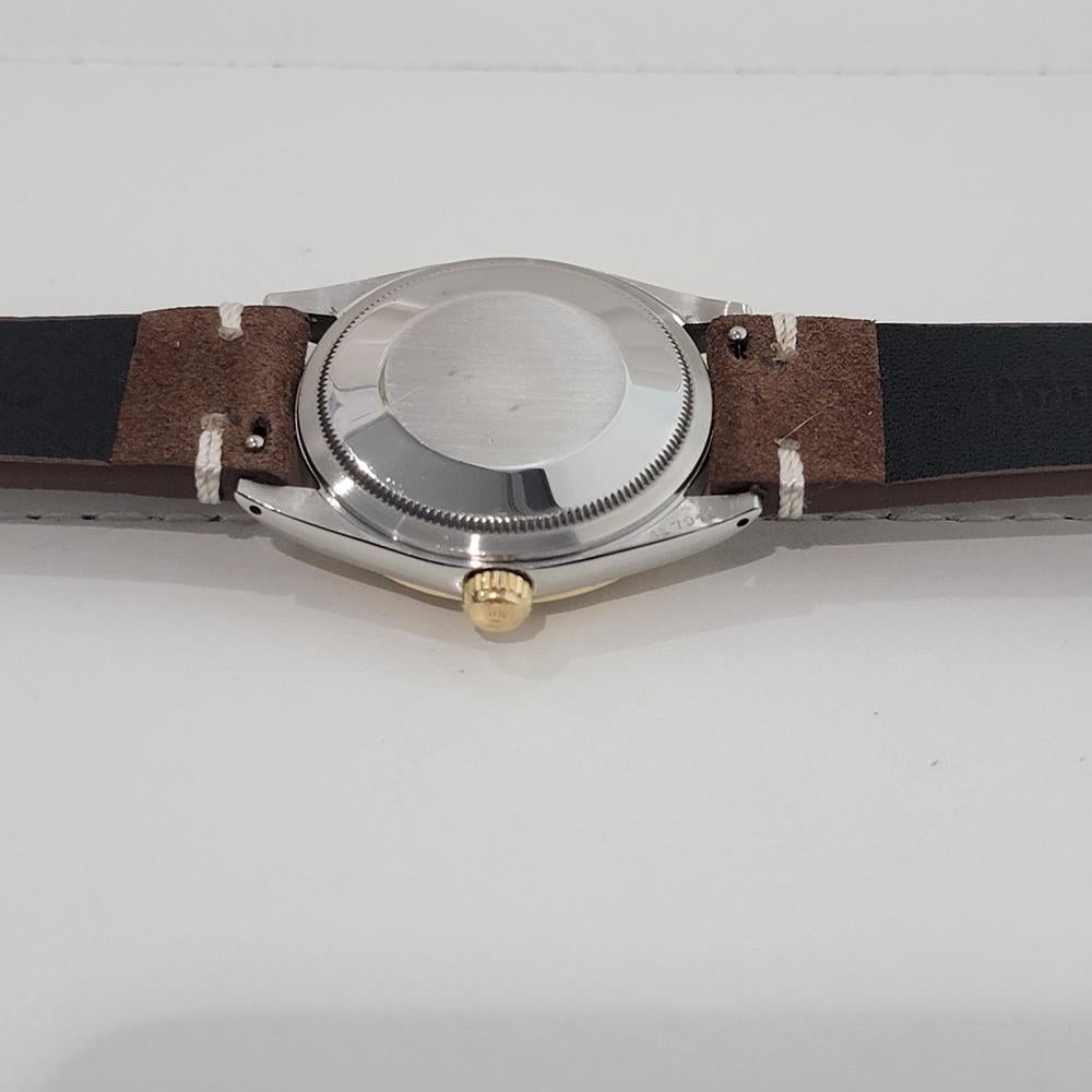 Rolex Oyster Perpetual Ref 1038 35mm 14k SS Mens Automatic 1960s Vintage RA567B en venta 6