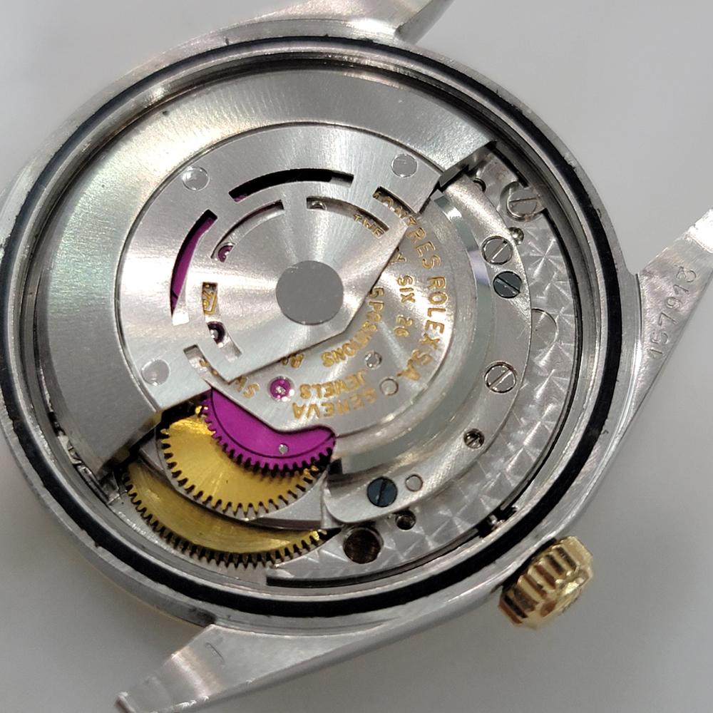 Rolex Oyster Perpetual Ref 1038 35mm 14k SS Mens Automatic 1960s Vintage RA567B en venta 7