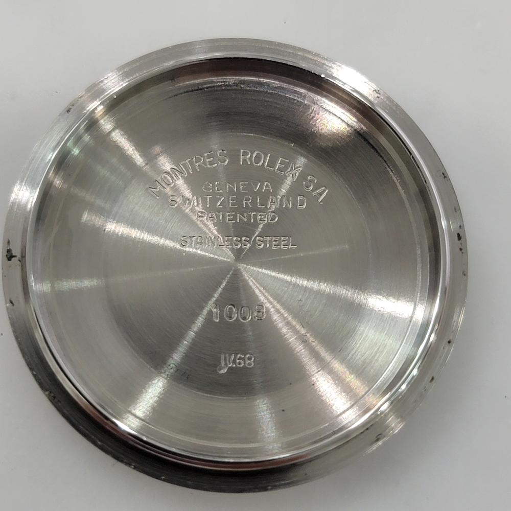 Rolex Oyster Perpetual Ref 1038 35mm 14k SS Mens Automatic 1960s Vintage RA567B en venta 8