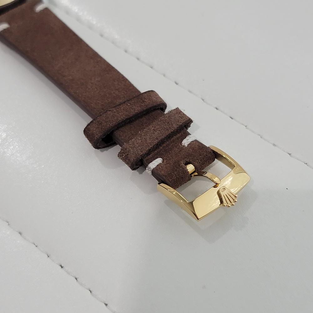 Rolex Oyster Perpetual Ref 1038 35mm 14k SS Mens Automatic 1960s Vintage RA567B en venta 4